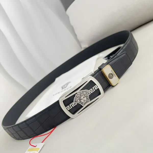 【VERSACE】(ヴェルサーチ) 3.5cmベルト メンズ 24706