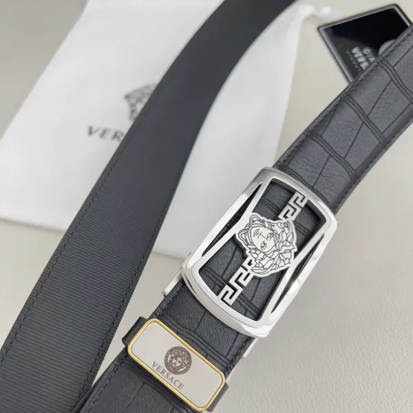 【VERSACE】(ヴェルサーチ) 3.5cmベルト メンズ 24706