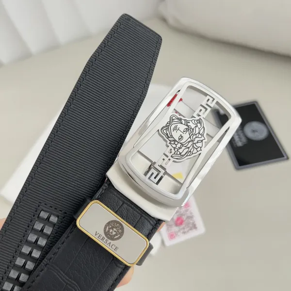 【VERSACE】(ヴェルサーチ) 3.5cmベルト メンズ 24706