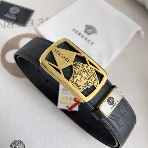 【VERSACE】(ヴェルサーチ) 3.8cmベルト メンズ 24706