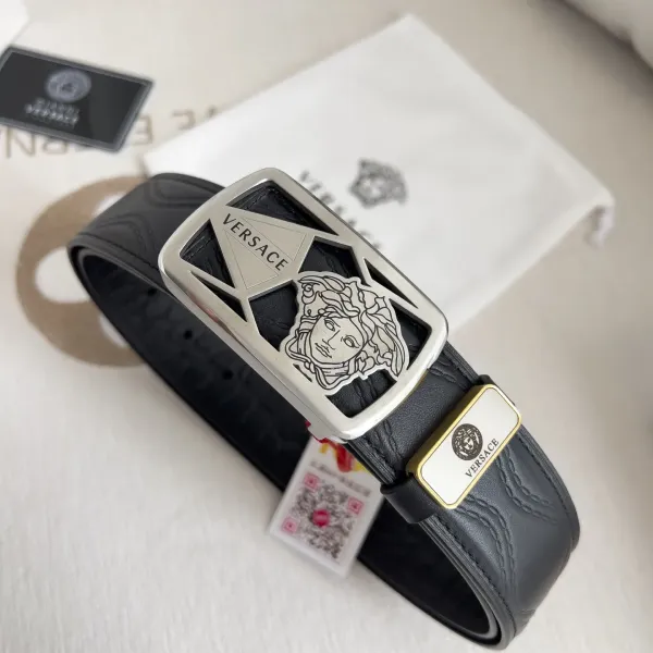 【VERSACE】(ヴェルサーチ) 3.8cmベルト メンズ 24706