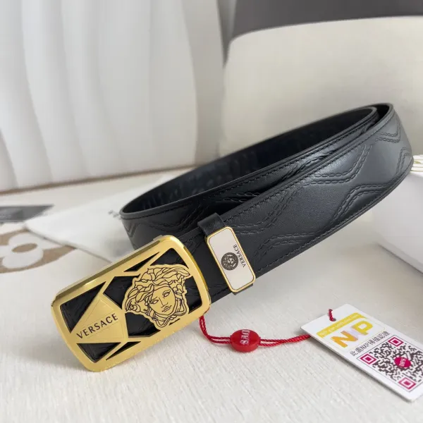 【VERSACE】(ヴェルサーチ) 3.8cmベルト メンズ 24706