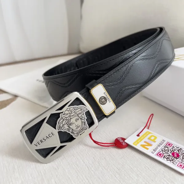 【VERSACE】(ヴェルサーチ) 3.8cmベルト メンズ 24706