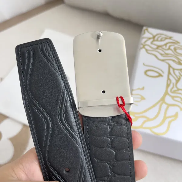 【VERSACE】(ヴェルサーチ) 3.8cmベルト メンズ 24706