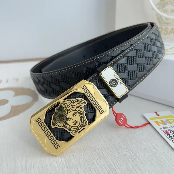 【VERSACE】(ヴェルサーチ) 3.8cmベルト メンズ 24706