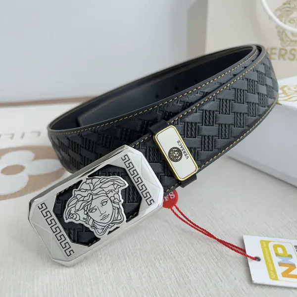 【VERSACE】(ヴェルサーチ) 3.8cmベルト メンズ 24706
