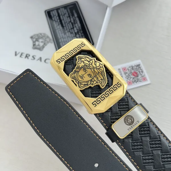 【VERSACE】(ヴェルサーチ) 3.8cmベルト メンズ 24706
