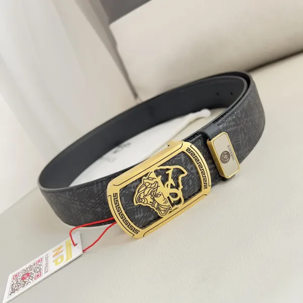 【VERSACE】(ヴェルサーチ) 3.8cmベルト メンズ 24706