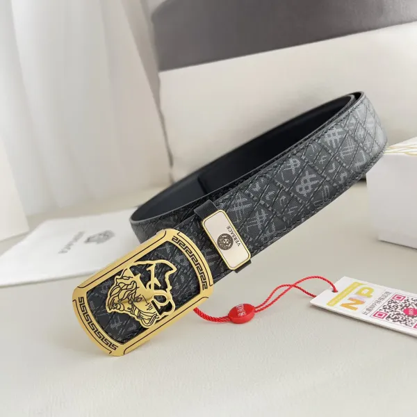 【VERSACE】(ヴェルサーチ) 3.8cmベルト メンズ 24706