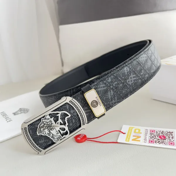 【VERSACE】(ヴェルサーチ) 3.8cmベルト メンズ 24706