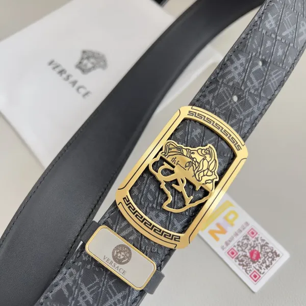 【VERSACE】(ヴェルサーチ) 3.8cmベルト メンズ 24706
