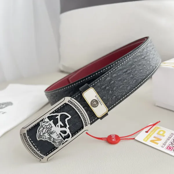 【VERSACE】(ヴェルサーチ) 3.8cmベルト メンズ