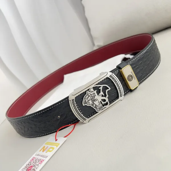 【VERSACE】(ヴェルサーチ) 3.8cmベルト メンズ