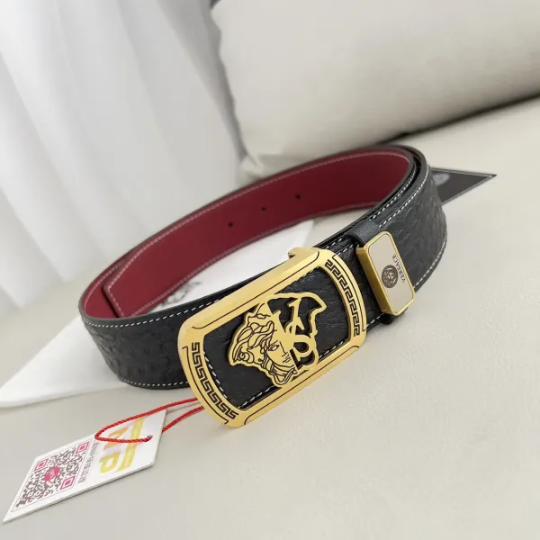 【VERSACE】(ヴェルサーチ) 3.8cmベルト メンズ