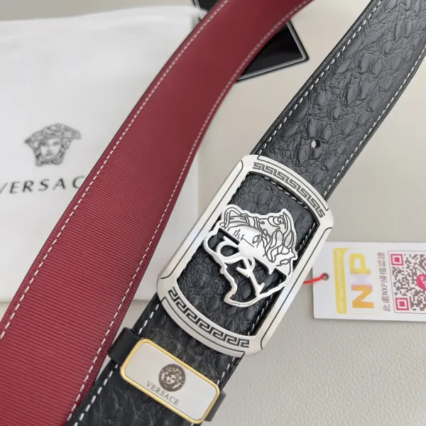 【VERSACE】(ヴェルサーチ) 3.8cmベルト メンズ