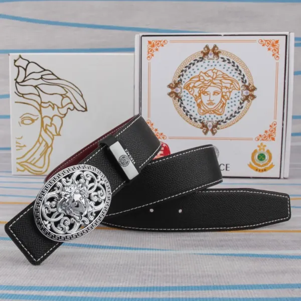 【VERSACE】(ヴェルサーチ) 3.8cmベルト メンズ