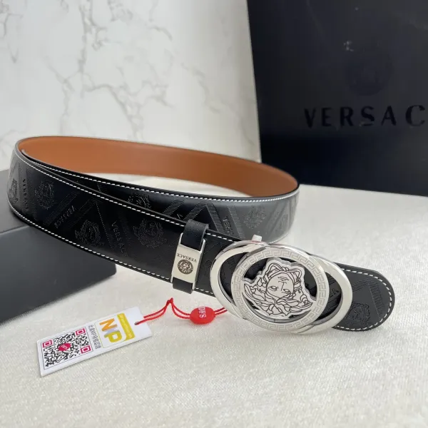 【VERSACE】(ヴェルサーチ) 3.8cmベルト メンズ