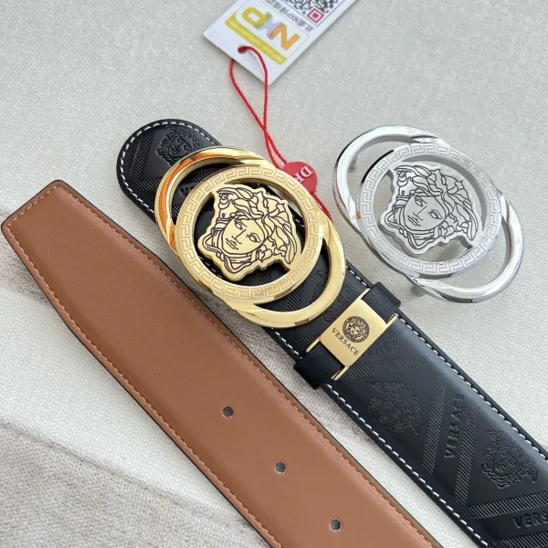 【VERSACE】(ヴェルサーチ) 3.8cmベルト メンズ