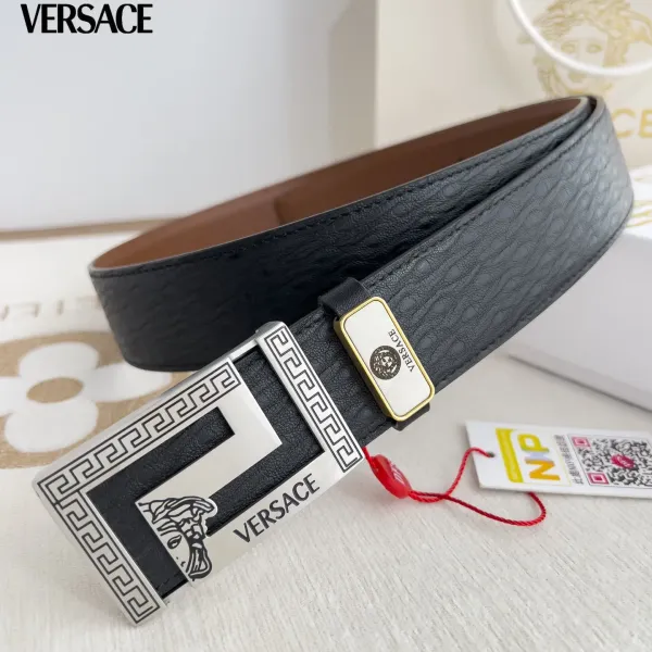 【VERSACE】(ヴェルサーチ) 3.8cmベルト メンズ