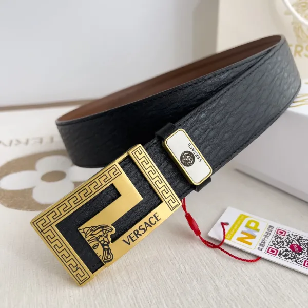 【VERSACE】(ヴェルサーチ) 3.8cmベルト メンズ