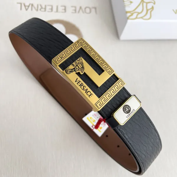 【VERSACE】(ヴェルサーチ) 3.8cmベルト メンズ