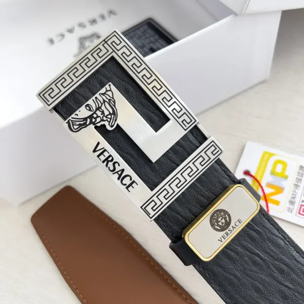 【VERSACE】(ヴェルサーチ) 3.8cmベルト メンズ