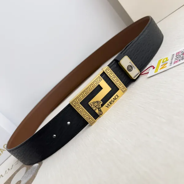 【VERSACE】(ヴェルサーチ) 3.8cmベルト メンズ