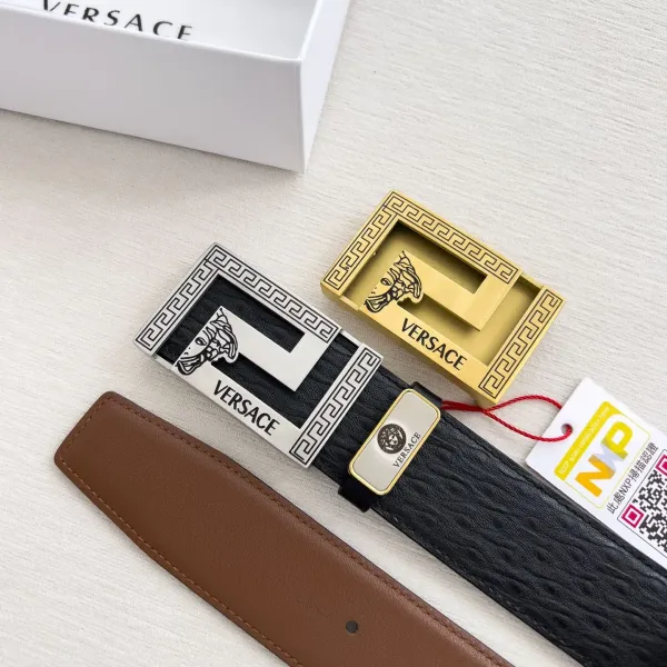 【VERSACE】(ヴェルサーチ) 3.8cmベルト メンズ