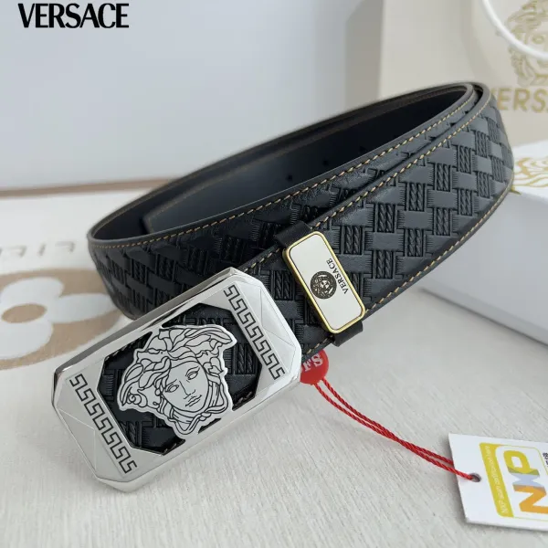 【VERSACE】(ヴェルサーチ) 3.8cmベルト メンズ