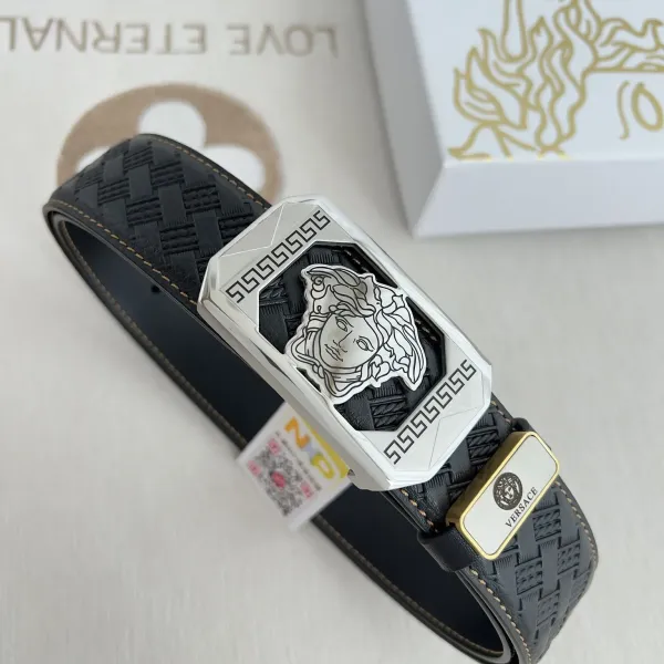 【VERSACE】(ヴェルサーチ) 3.8cmベルト メンズ