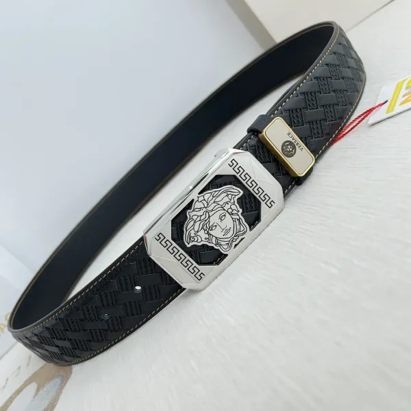 【VERSACE】(ヴェルサーチ) 3.8cmベルト メンズ
