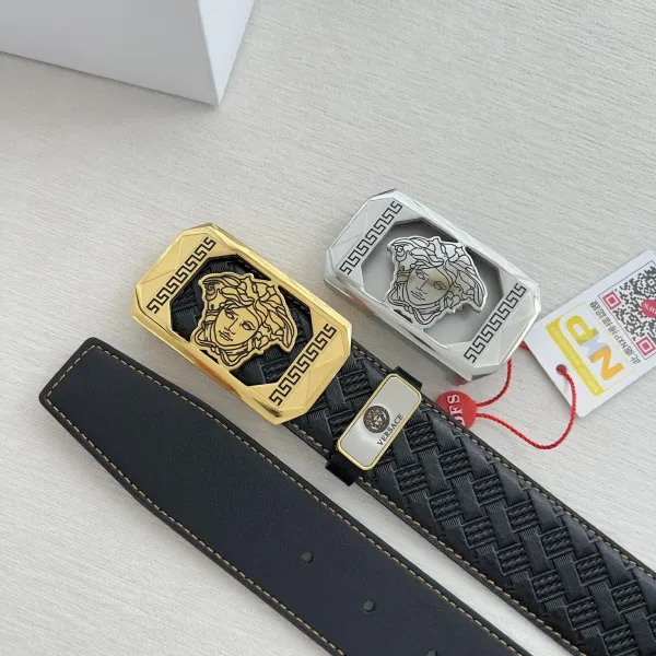 【VERSACE】(ヴェルサーチ) 3.8cmベルト メンズ
