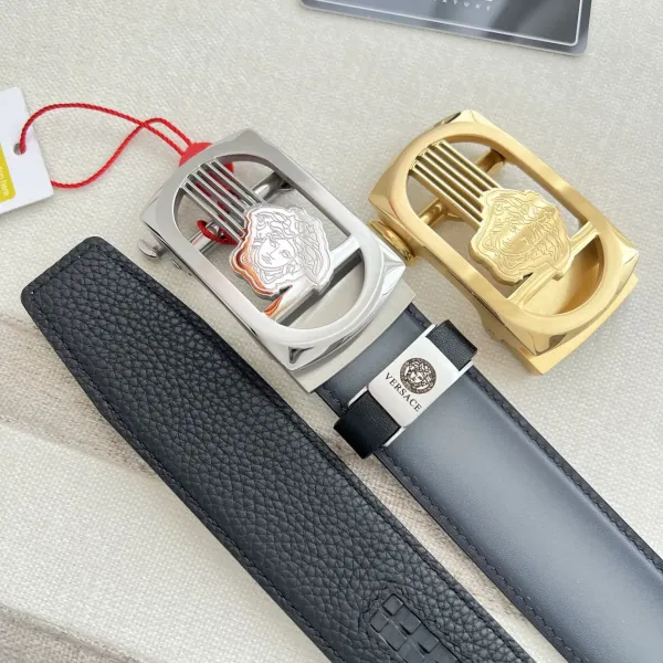 【VERSACE】(ヴェルサーチ) 3.5cmベルト メンズ