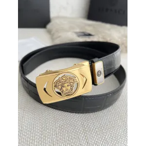 【VERSACE】(ヴェルサーチ) 3.5cmベルト メンズ