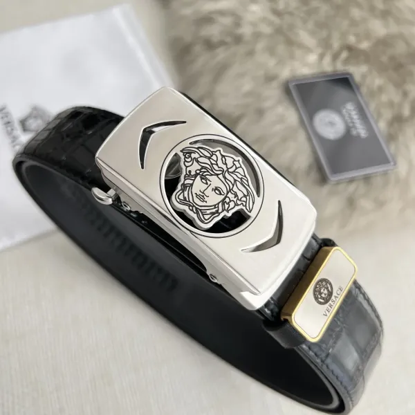【VERSACE】(ヴェルサーチ) 3.5cmベルト メンズ