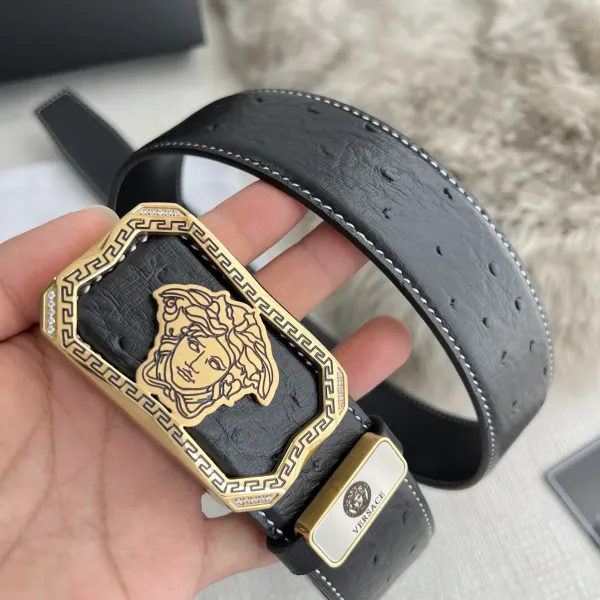 【VERSACE】(ヴェルサーチ) 3.8cmベルト メンズ