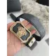 【VERSACE】(ヴェルサーチ) 3.8cmベルト メンズ