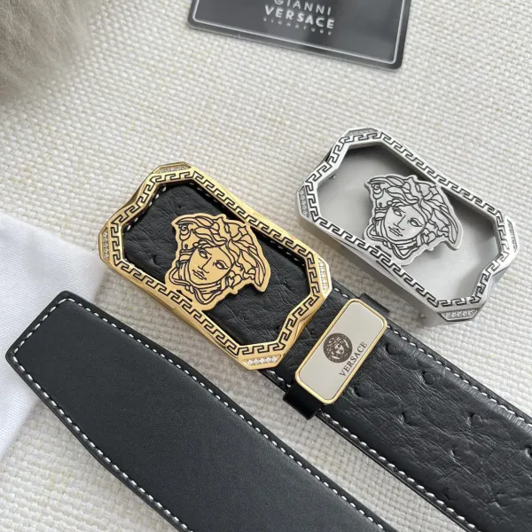 【VERSACE】(ヴェルサーチ) 3.8cmベルト メンズ
