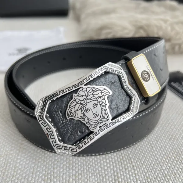 【VERSACE】(ヴェルサーチ) 3.8cmベルト メンズ