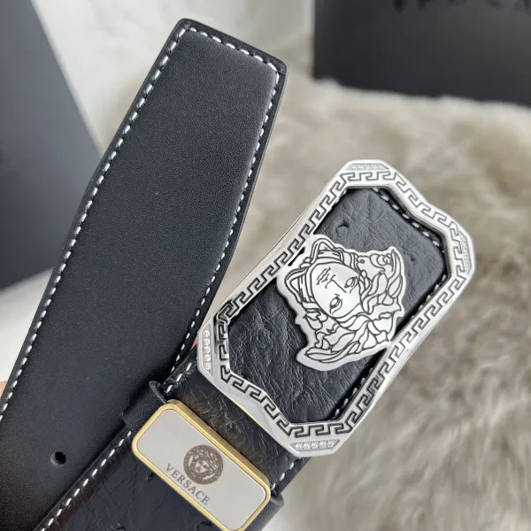 【VERSACE】(ヴェルサーチ) 3.8cmベルト メンズ