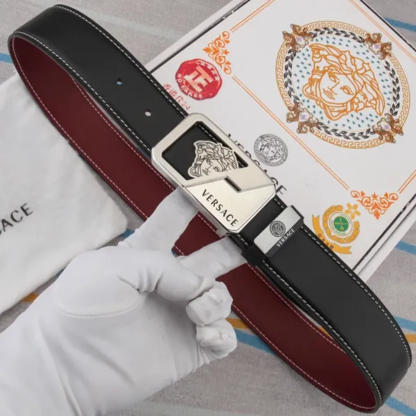 【VERSACE】(ヴェルサーチ) 3.8cmベルト メンズ