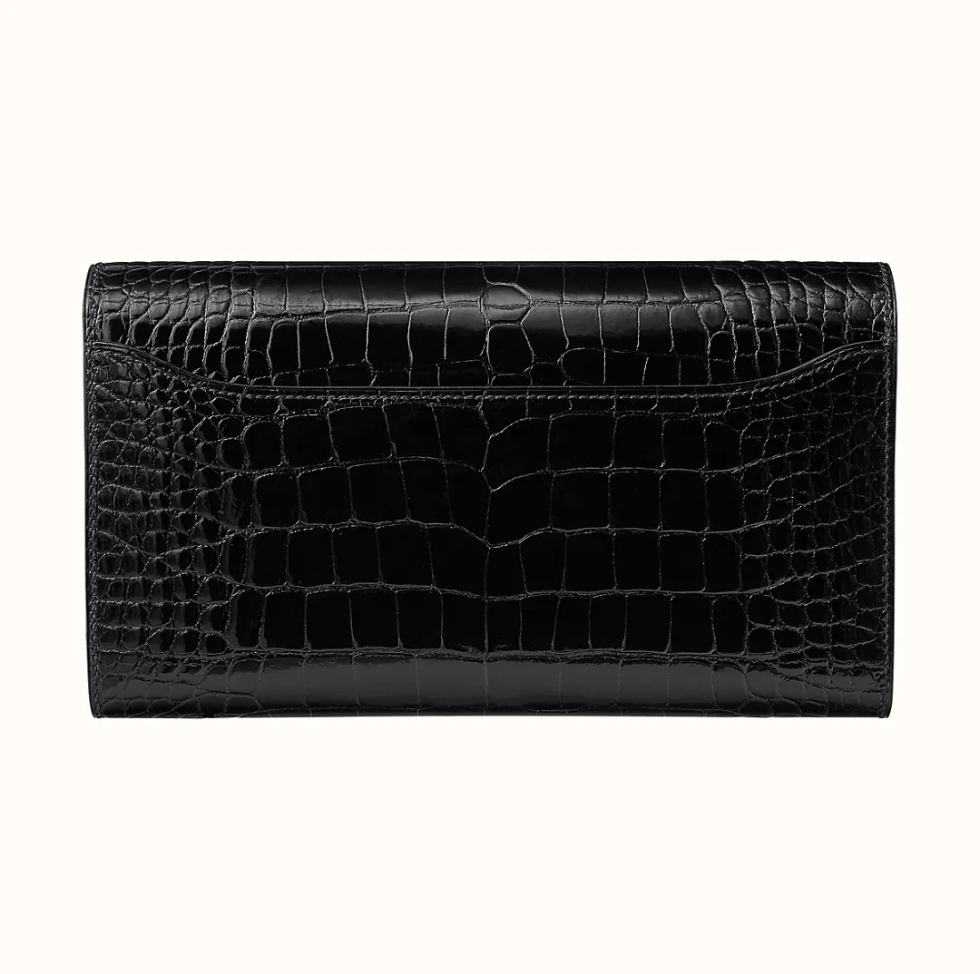 【2026】【HERMES】Constance long wallet アリゲーター ノワー
