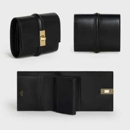 【2026】【国内入手困難】CELINE セリーヌ トリフォールド ウォレット スモール 10.5 X 8.5 X 4 CM