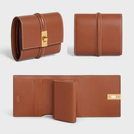 【2026】【国内入手困難】CELINE セリーヌ トリフォールド ウォレット スモール 10.5 X 8.5 X 4 CM