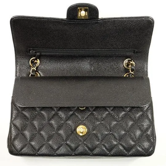 【2026】【CHANEL】マトラッセ25Wフラップチェーンショルダーバッグ A01112 キャビアスキン