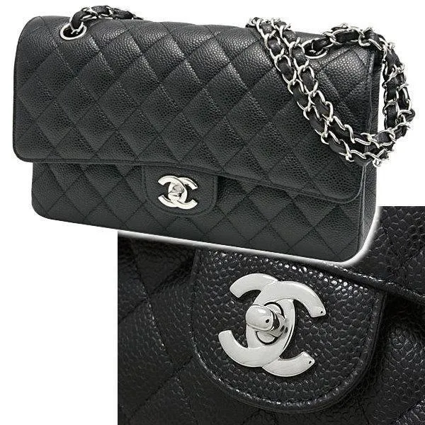 【2026】【CHANEL】マトラッセ25Wフラップチェーンショルダーバッグ A01112 キャビアスキン