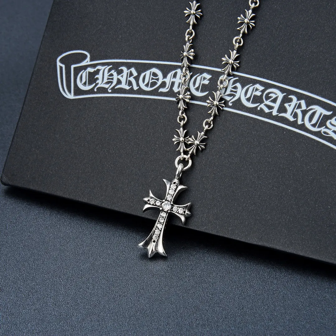 【2026】【Chrome Hearts】ネックレス、新しいネックレス万能シンプルファッションオーナメント 60cm