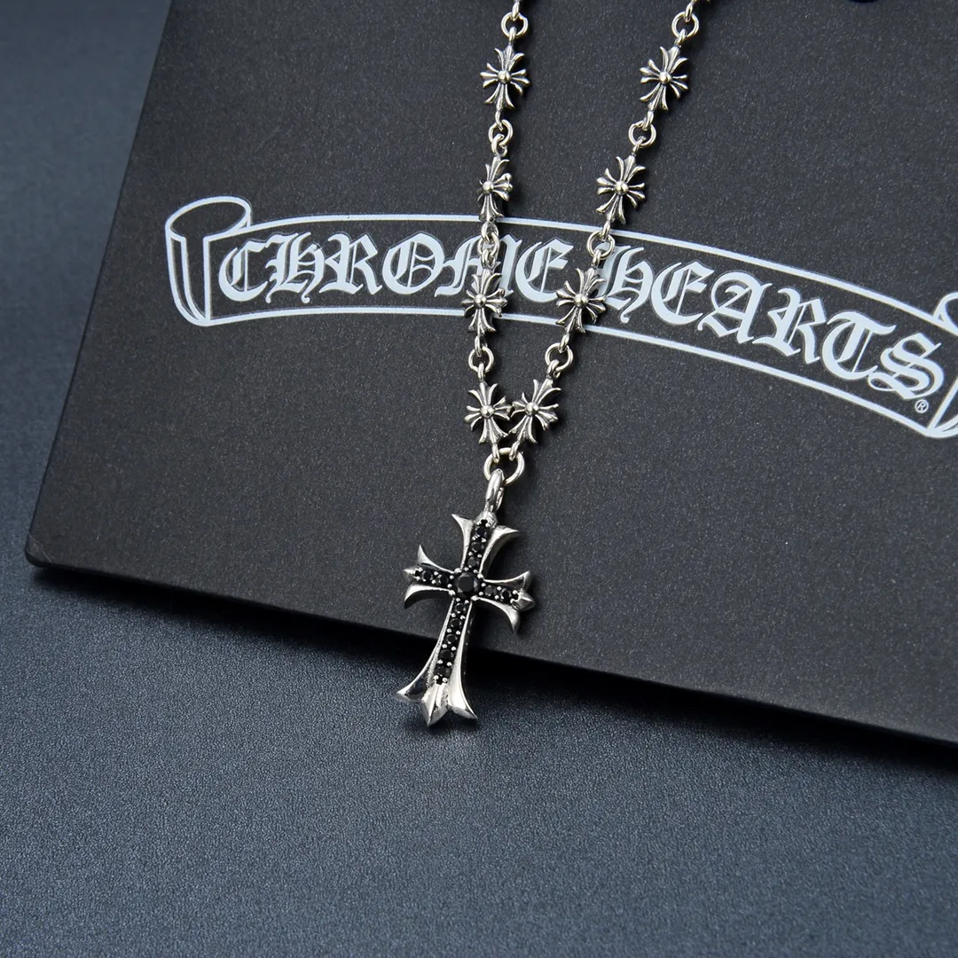 【2026】【Chrome Hearts】ネックレス、新しいネックレス万能シンプルファッションオーナメント 60cm