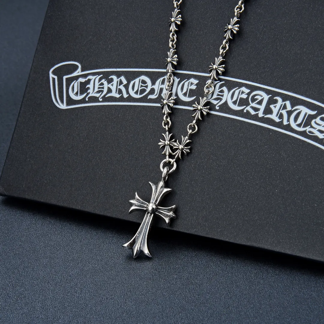 【2026】【Chrome Hearts】ネックレス、新しいネックレス万能シンプルファッションオーナメント 60cm