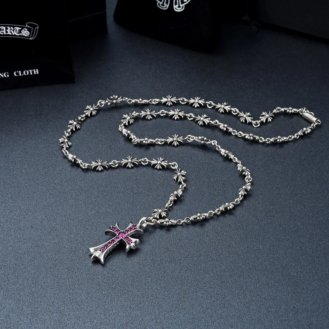 【2026】【Chrome Hearts】ネックレス、新しいネックレス万能シンプルファッションオーナメント 60cm